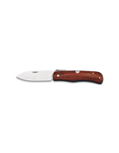 Navaja Pakka Rojo Carbono 8cm