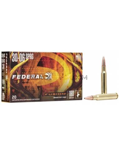 BALA FEDERAL CAL. 30-06. 180 GR. FUSION