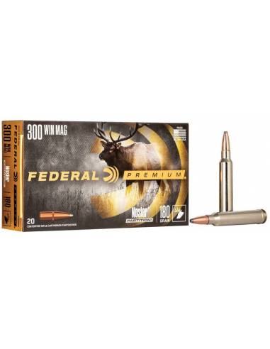 Bala Federal cal 300 wm 180 gr nosler...