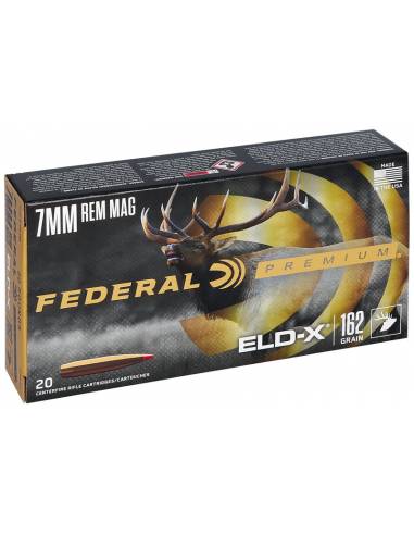 Bala Federal ELD-X Cal. 7MM 162 Gr.