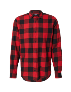 Camisa Hombre Cuadros Roja