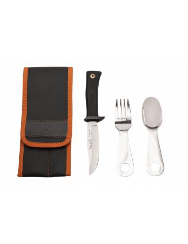 Set Camping Muela Cubierto Inox