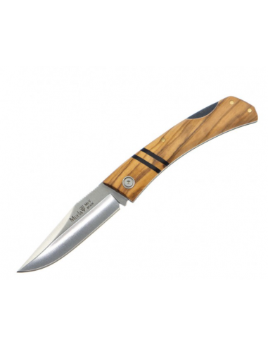 Navaja Madera Olivo Con Bloqueo...