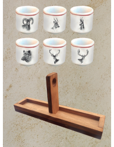 Juego Chupitos Porcelana...