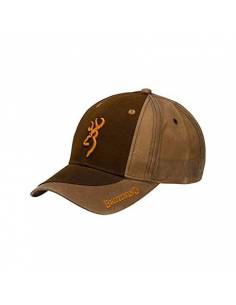 Gorra Browning Marron Encerada