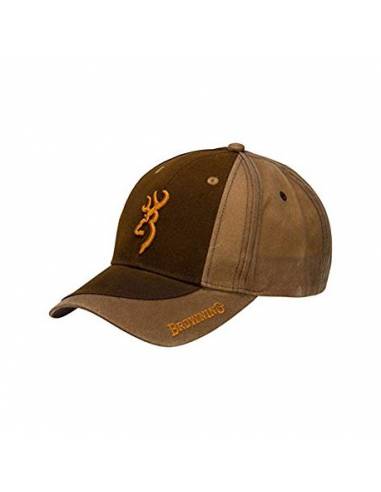 Gorra Browning Marron Encerada