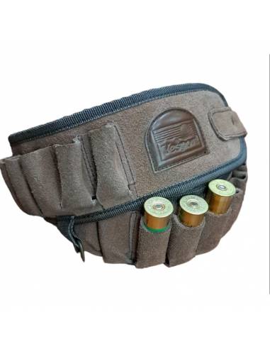 Canana 25 Cartuchos Serraje/Lona Cal. 12