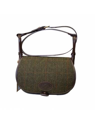 Bolso Montero Tweed/Piel Pasion Morena