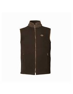 Chaleco Polar Hombre Marron