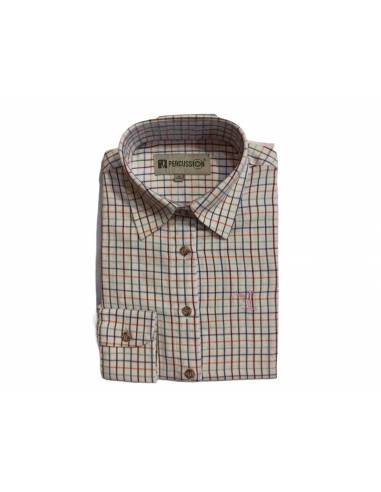 Camisa de cuadros carreaux ocre para...