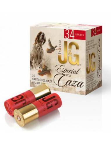 Cartucho JG Especial caza 34g