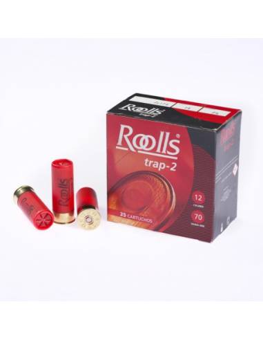 Cartucho Roolls Trap 2 24 Gr, Plomo...
