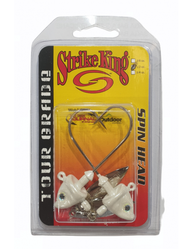 Underspin 1/2 onza blanca strike king
