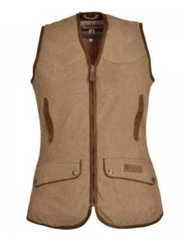 Chaleco de Caza Mujer Rambouillet Marron