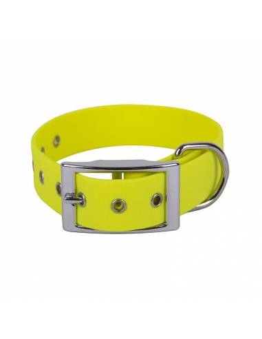 Collar para perro Biothane beta amarillo