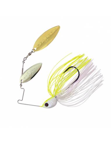 SPINERBAIT CAJUN DW 1/2 OZ. WHITE CHART