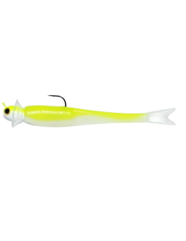 FUNNEL SHAD 1/2 OZ WHITE CHARTREUSE
