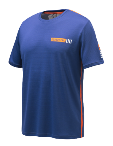 Camiseta Beretta tiro stripe azul