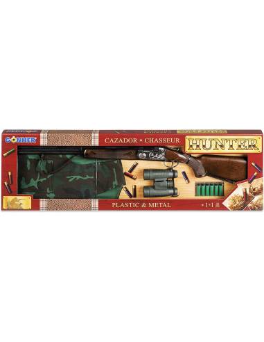 Escopeta de juguete de caza 2 tiros