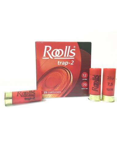 Cartucho Roolls Trap 2 28 Gr, Plomo 8