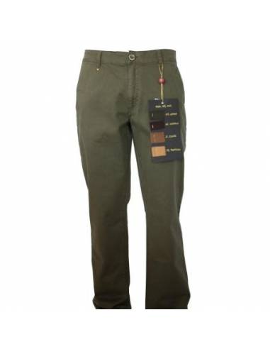 Pantalón chino para hombre color verde