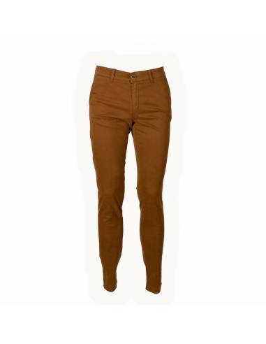Pantalon chino marrón para hombre