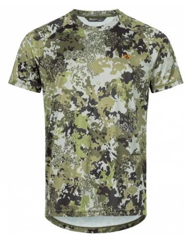 Camiseta Manga Corta Hombre Caza Solgonac Camuflaje Militar Transpirable