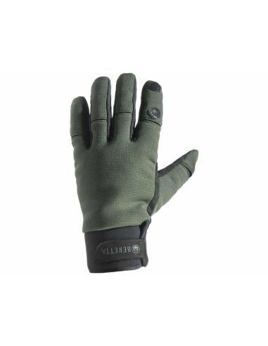 Guantes Beretta color verde cortavientos